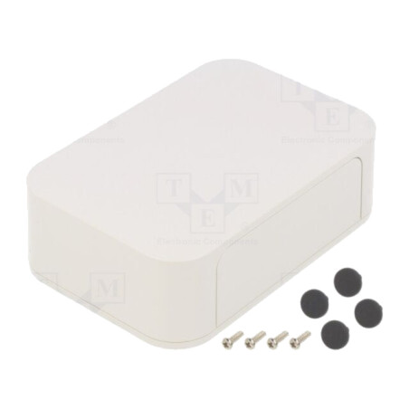 Carcasă: cu panou; PF; X: 125mm; Y: 85mm; Z: 35mm; ABS; albe; IP40