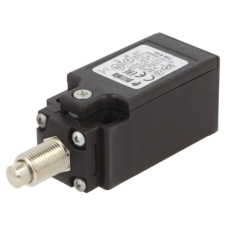 Limitator cursă; garnitură din cauciuc,bolţ Ø7mm; NO + NC; 10A
