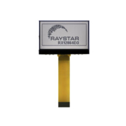 Afişaj: LCD; grafic; 128x64; COG,FSTN Positive; 80x54x9,5mm; LED