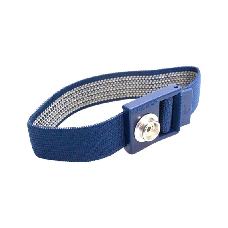 Brăţară pentru mână; ESD; albastră; clichet tată 10mm