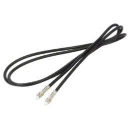 Cable; FME socket,both sides; black; straight; 1.5m
