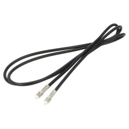 Cable; FME socket,both sides; black; straight; 1.5m
