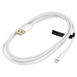 Cablu; USB 2.0; mufă Apple Lightning,USB A mufă; nichelat; 1,5m