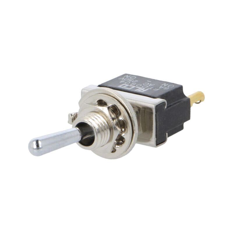 Comutator: basculant; Poz: 2; SPDT; ON-ON; 6A/250VAC; Term: pt.lipit