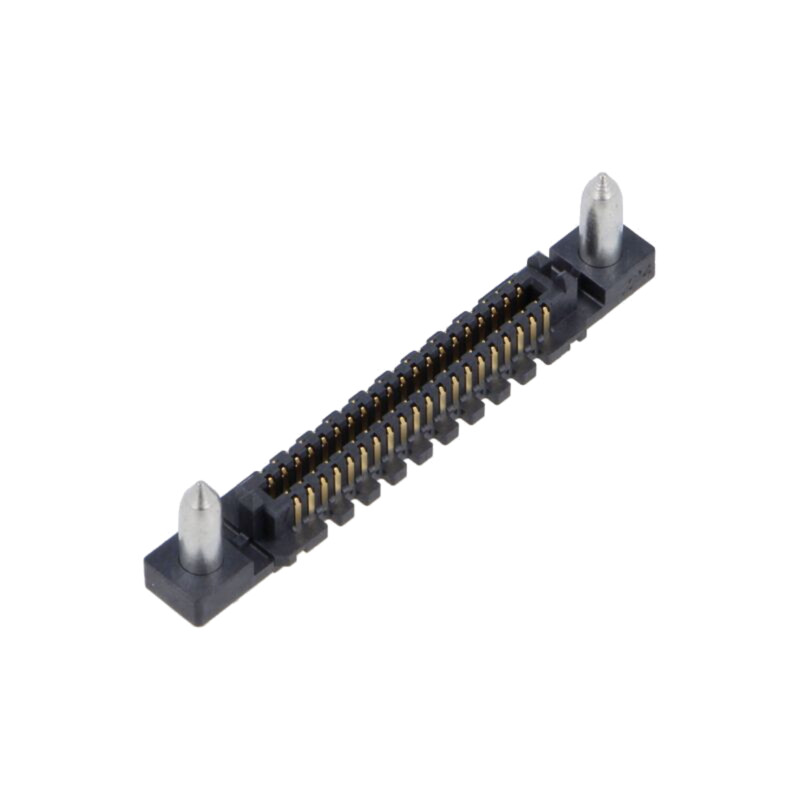 Conector: PCB-PCB; tată; PIN: 80; 1,27mm; SEAM; aurit; THT; soclu