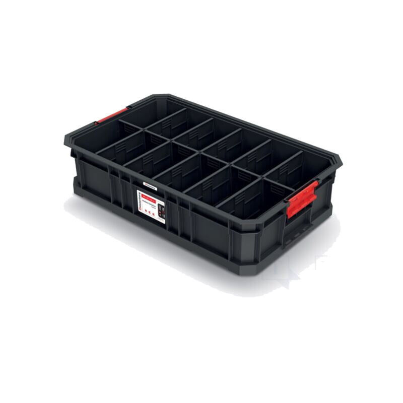 Container: colectiv; cu partiții; neagră; 520x327x125mm; 20kg