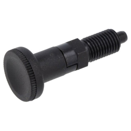 Bolţ de fixare; Filet: M12; Acoperire: finisaj negru; 6mm; oţel