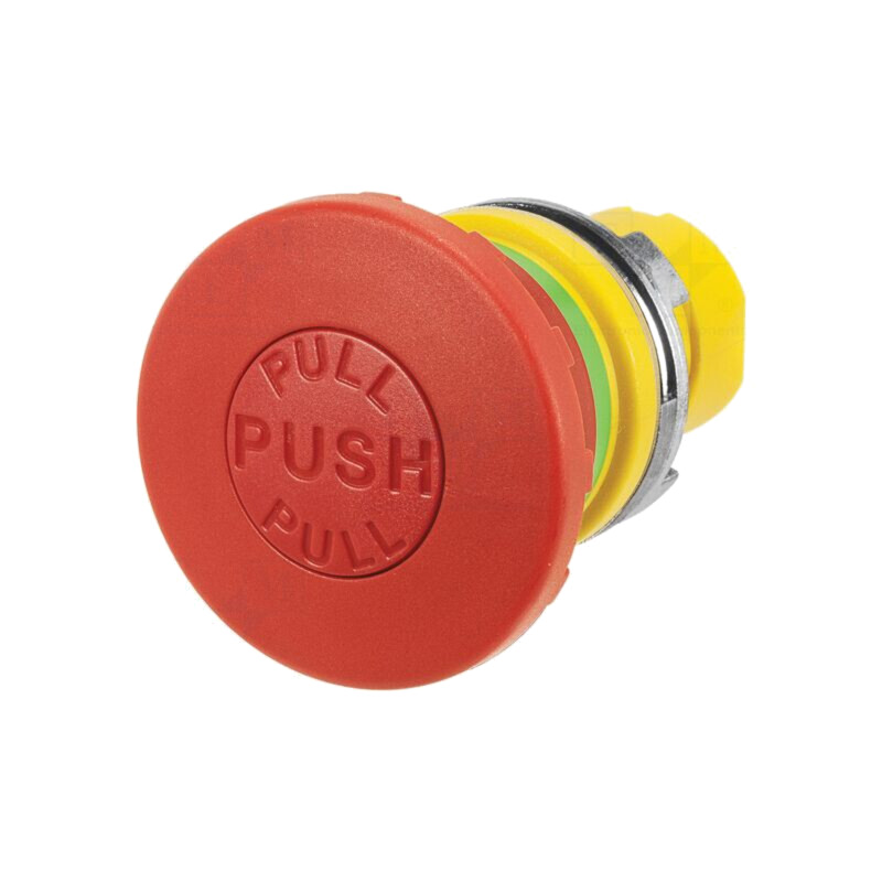 Comutator: de siguranţă; 22mm; Poz.i stab: 2; roşie; fără; IP65