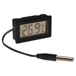 Aparat de măsură: temperatură; digital; pe panou; LCD; Lung: 1m