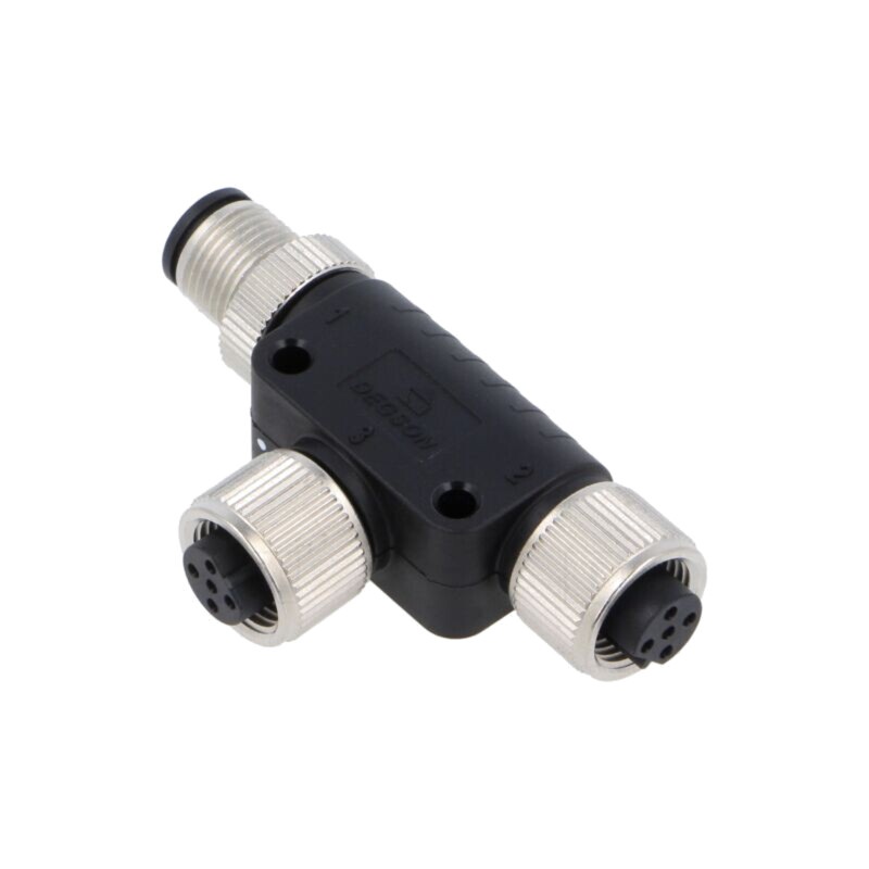 M12 adapter FT-M12B-05F-M12B-05M-K5-0200