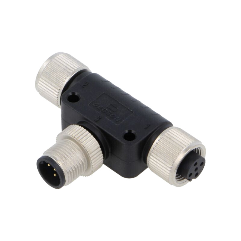 M12 adapter FT-M12B-05M-M12B-05F-Q-0200