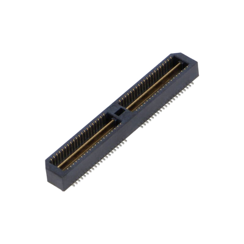 Conector: PCB-PCB; tată; PIN: 80; 0,8mm; QTE; aurit; SMT; soclu; 2A Conector: PCB-PCB; tată; PIN: 80; 0,8mm; QTE; aurit; SMT; soclu; 2A