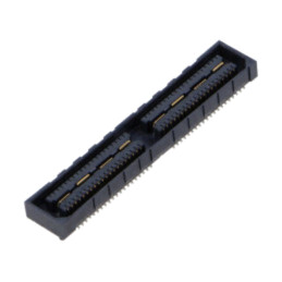 Conector: PCB-PCB; mamă; PIN: 80; 0,8mm; QSE; aurit; SMT; soclu; 2A