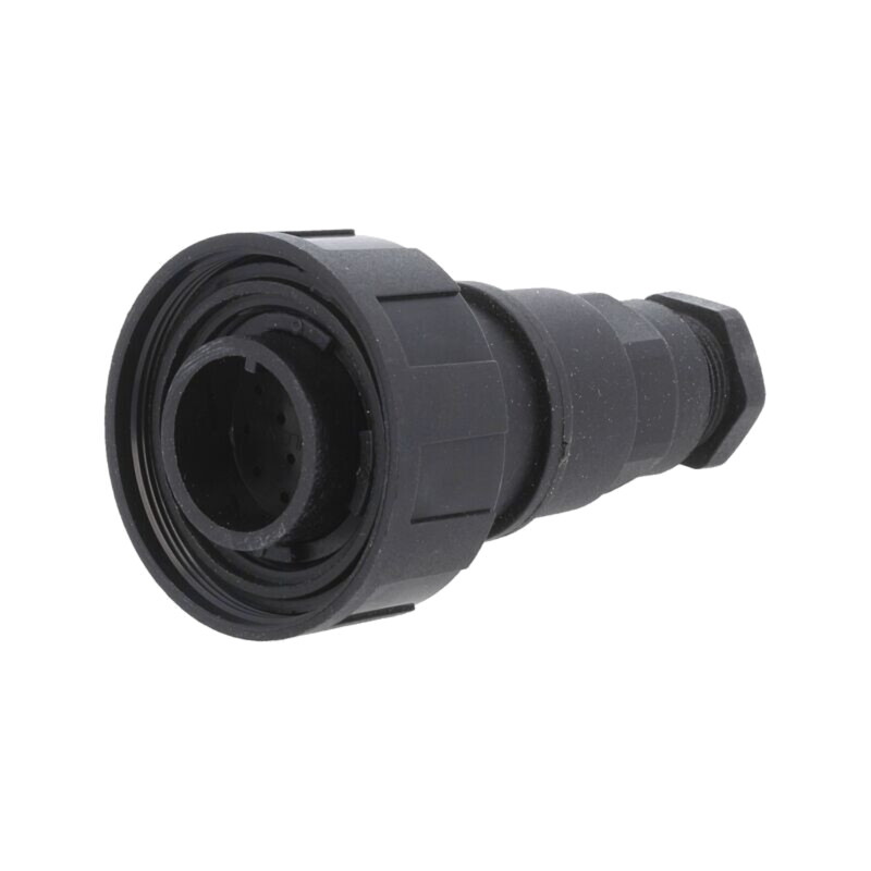 Conector: circular; mufă; tată; PIN: 12; fără contacte; pe cablu