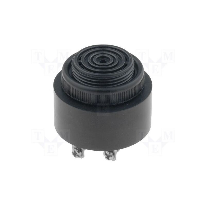 Semnalizator: acustic; buzer; 12VDC; 90dB; AE20M; IP55; neagră; 20mA