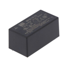 Convertor: AC/DC; 15W; Uintr: 80÷264VAC; 12VDC; Iieş: 1,25A; OUT: 1