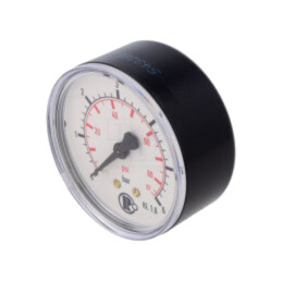 Manometru; 0÷6bar; 63mm; lichide neagresive,gaze inerte; plastic