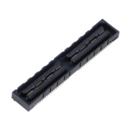 Conector: PCB-PCB; mamă; PIN: 80; 0,8mm; QSE; aurit; SMT; soclu; 2A
