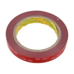 Bandă: de fixare; W: 15mm; L: 5,5m; Thk: 0,6mm; acril; gri; 36N/cm
