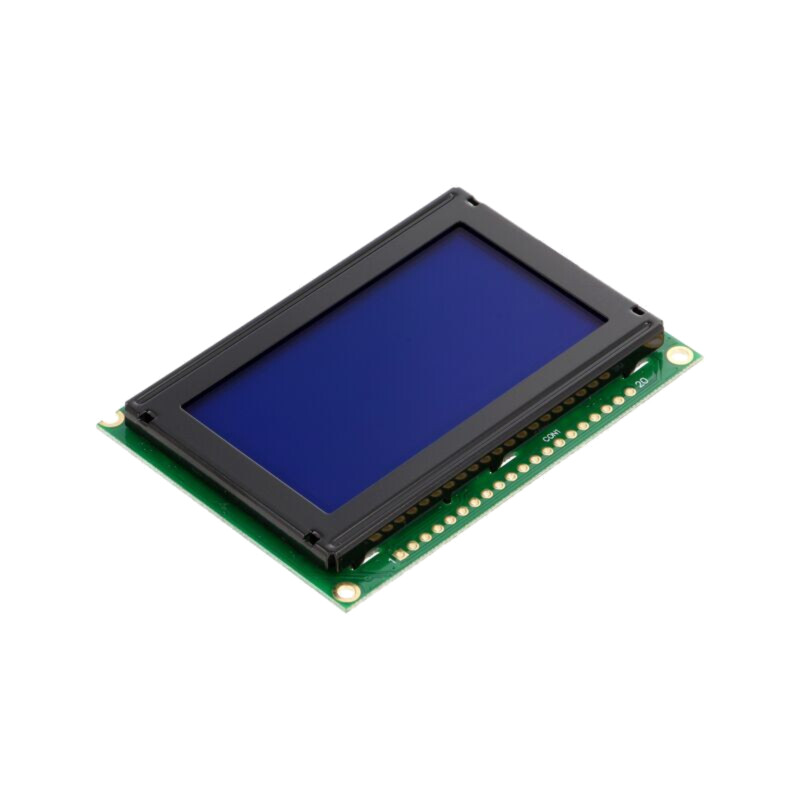 Afişaj: LCD; grafic; 128x64; STN Negative; albastru; 75x52,7x8,9mm