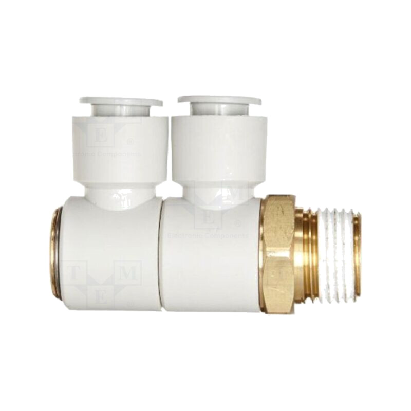 Racord push-in; filetate,în unghi de 90°; -1÷10bar; -5÷60°C