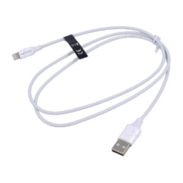 Cablu; USB 2.0; mufă Apple Lightning,USB A mufă; nichelat; 1m