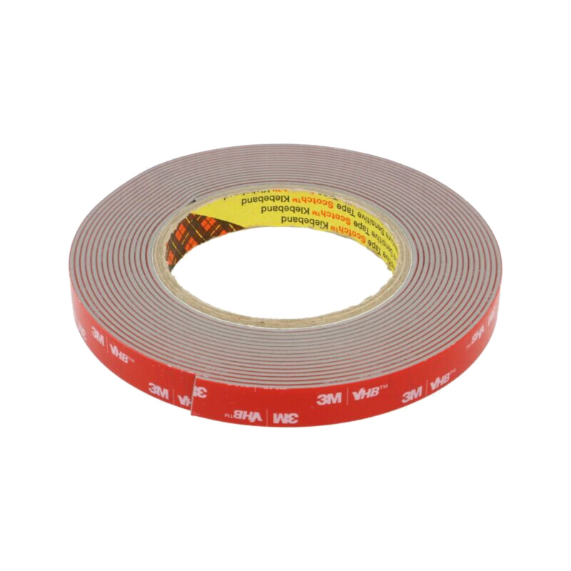 Bandă: de fixare; W: 15mm; L: 5,5m; Thk: 1,6mm; acril; gri; 39N/cm Bandă: de fixare; W: 15mm; L: 5,5m; Thk: 1,6mm; acril; gri; 39N/cm