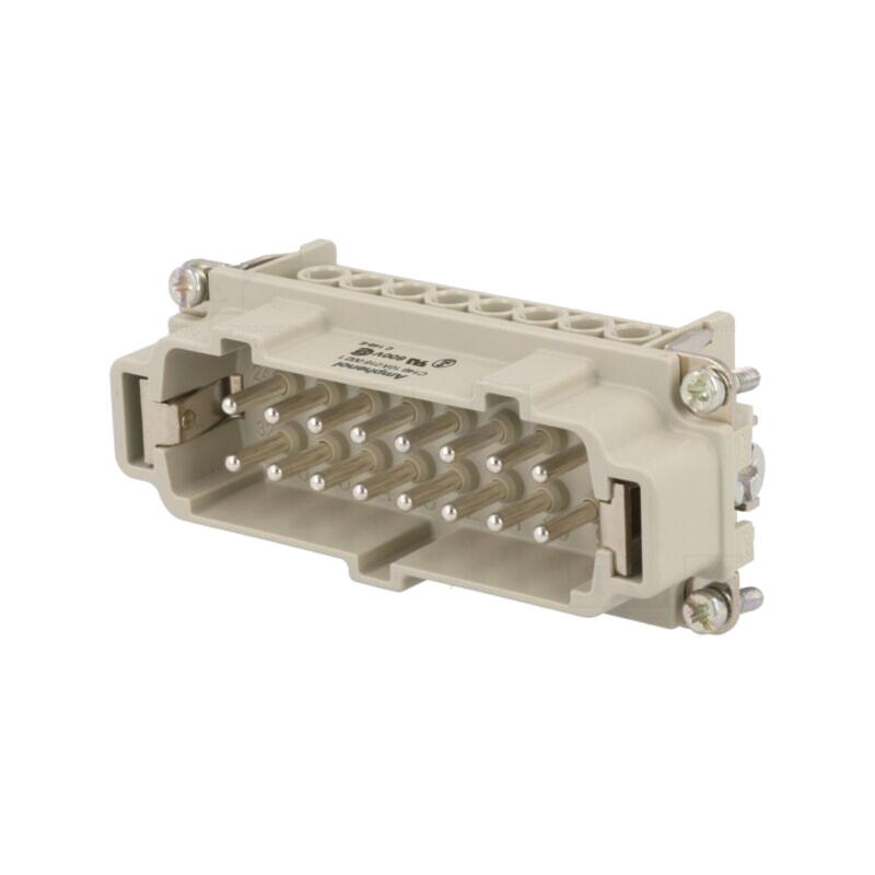 Conector: HDC; inserturi de contact; tată; C146,heavy|mate; 16+PE