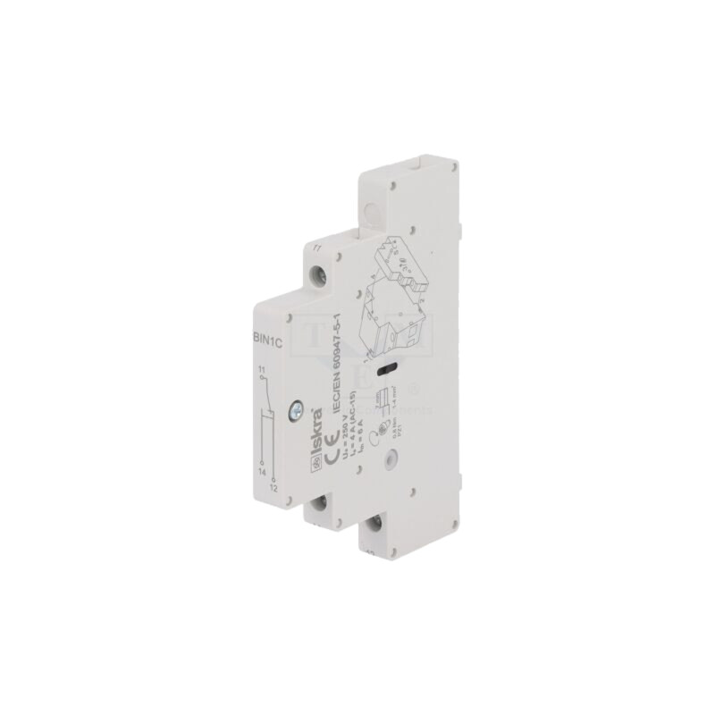 Accesorii relee: contacte auxiliare; SPDT; max.250VAC; 9x90x65mm