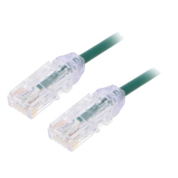 Patch cord; TX6-28™,U/UTP; 6; litat; Cu; LSZH; verde; 1m; 28AWG