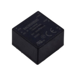 Convertor: AC/DC; 5W; Uintr: 85÷264VAC,120÷370VDC; Uieş: 5VDC; 76%