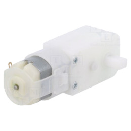 Motor: DC; cutie de viteză din plastic; 6VDC; 733mA; 46rot./min