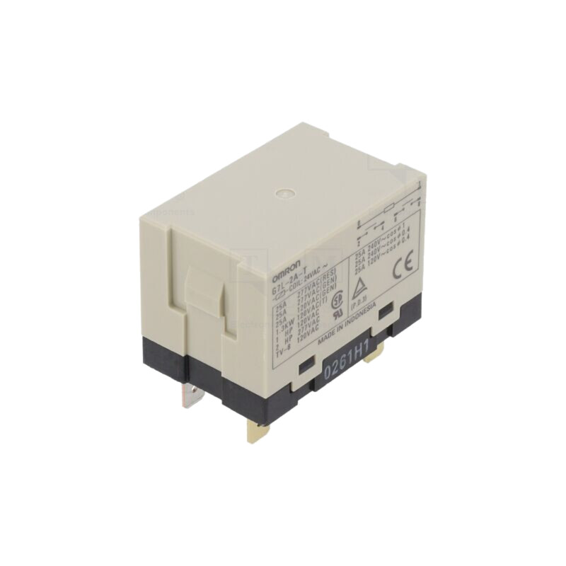 Releu: electromagnetic; DPST-NO; Ubobină: 24VAC; G7L; pe panou