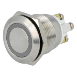 Comutator: anti-vandalism; Poz: 2; SPST-NO; 2A/36VDC; IP65; Ø19mm
