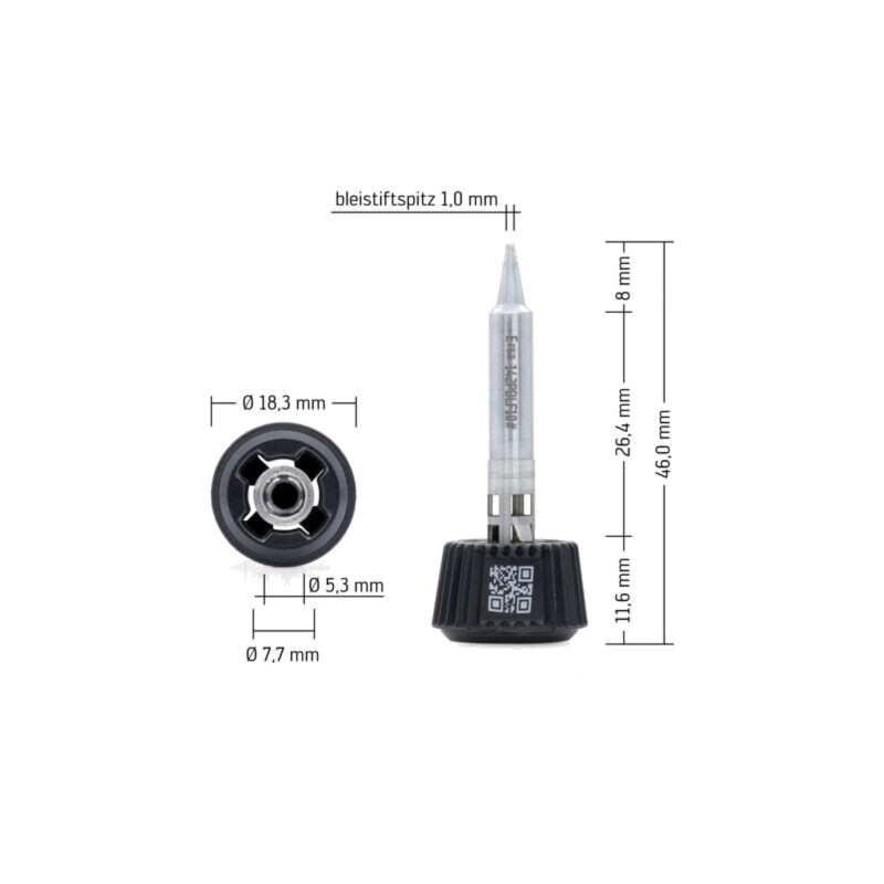 Vârf; ac; 1mm; longlife; pentru staţie de lipit