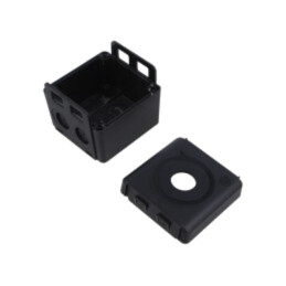 Carcasă: cutie de conexiuni; X: 72mm; Y: 75mm; Z: 57mm; neagră