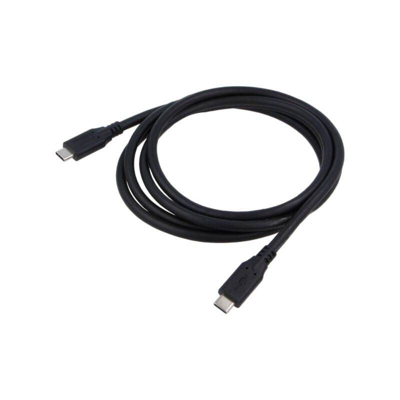 Cablu; USB 4.0; USB C mufă,din ambele părţi; 1,5m; negru; 40Gbps