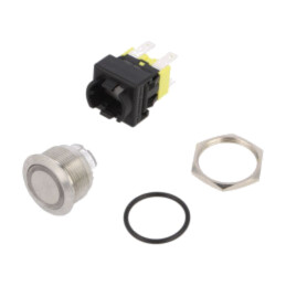 Comutator: anti-vandalism; Poz: 2; DPDT; 16A/250VAC; IP65; ON-OFF