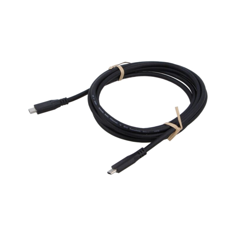 Cablu; USB 4.0; USB C mufă,din ambele părţi; 2m; negru; 20Gbps