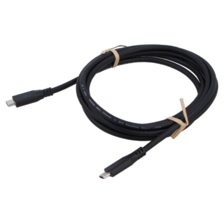 Cablu; USB 4.0; USB C mufă,din ambele părţi; 2m; negru; 20Gbps