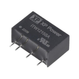 Convertor: DC/DC; 1W; Uintr: 9÷18VDC; Uieş: 15VDC; Iieş: 67mA; SIP