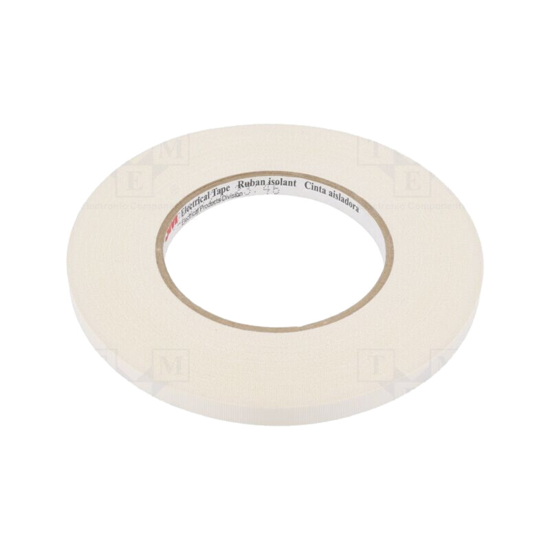 Bandă: electroizolantă; W: 9mm; L: 55m; Thk: 0,177mm; albă; 5%; 3kV Bandă: electroizolantă; W: 9mm; L: 55m; Thk: 0,177mm; albă; 5%; 3kV