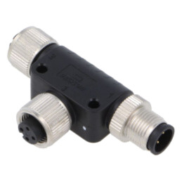 M12 adapter FT-M12A-04F-M12A-04M-K4-0200