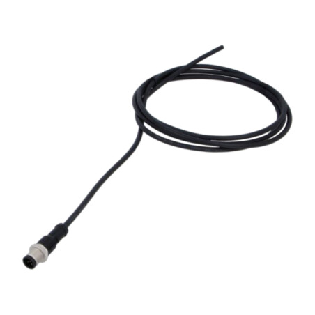 Conector: M12; mufă; tată; drept; Placare: aurit; cabluri; PIN: 5