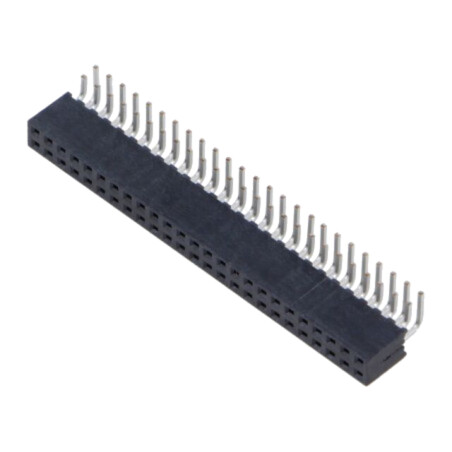 Conector: şiruri pini; mamă; PIN: 50; 2mm; aurit; THT; soclu