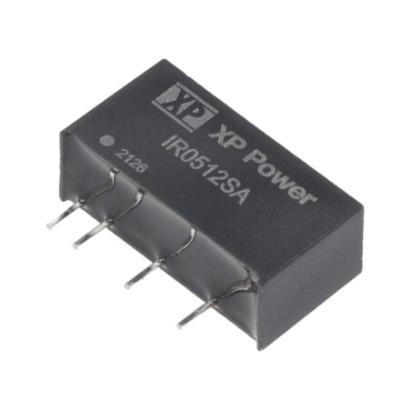 Convertor: DC/DC; 3W; Uintr: 5VDC; Uieş: 12VDC; Iieş: 250mA; SIP; THT