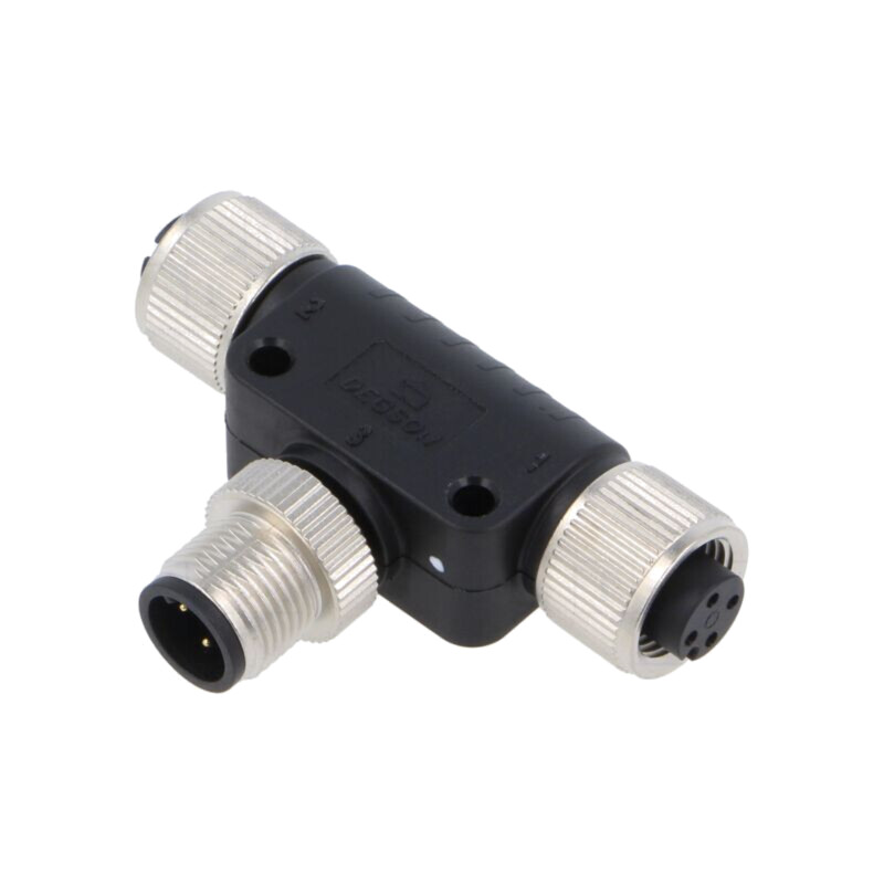M12 adapter FT-M12A-04M-M12A-04F-Q-0200