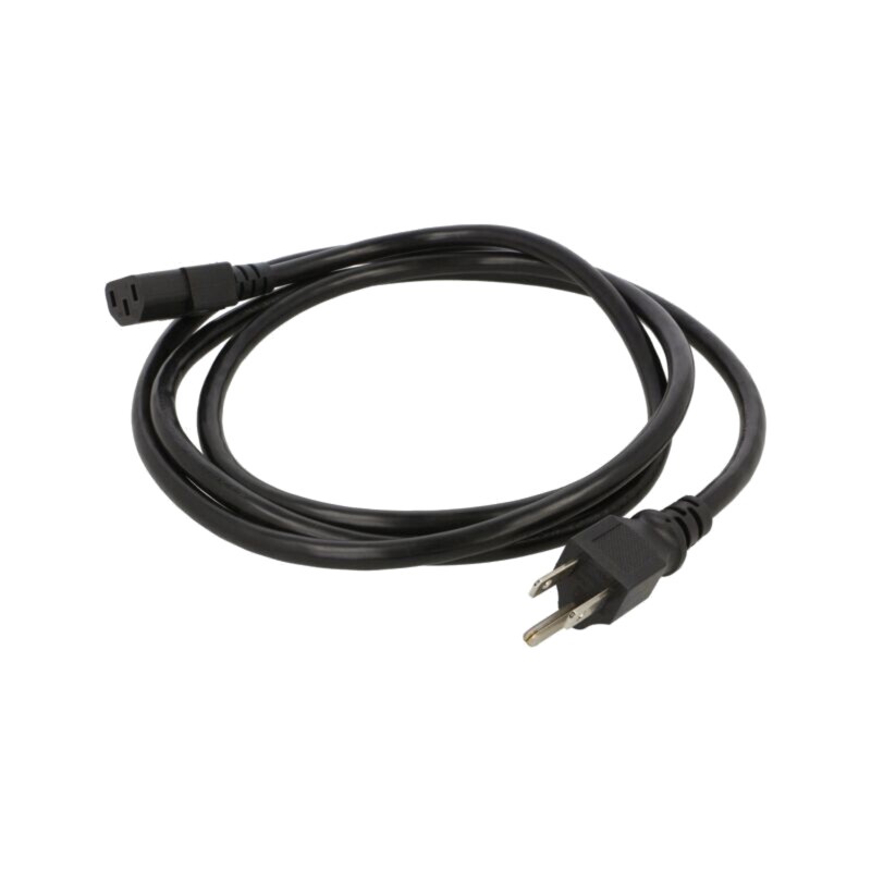 Cablu; 3x16AWG; IEC C13 mamă,NEMA 5-15 (B) mufă; PVC; 2m; negru Cablu; 3x16AWG; IEC C13 mamă,NEMA 5-15 (B) mufă; PVC; 2m; negru