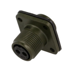Conector: circular; soclu; PIN: 2; mamă; lipire; MS/DS; argintat; 13A