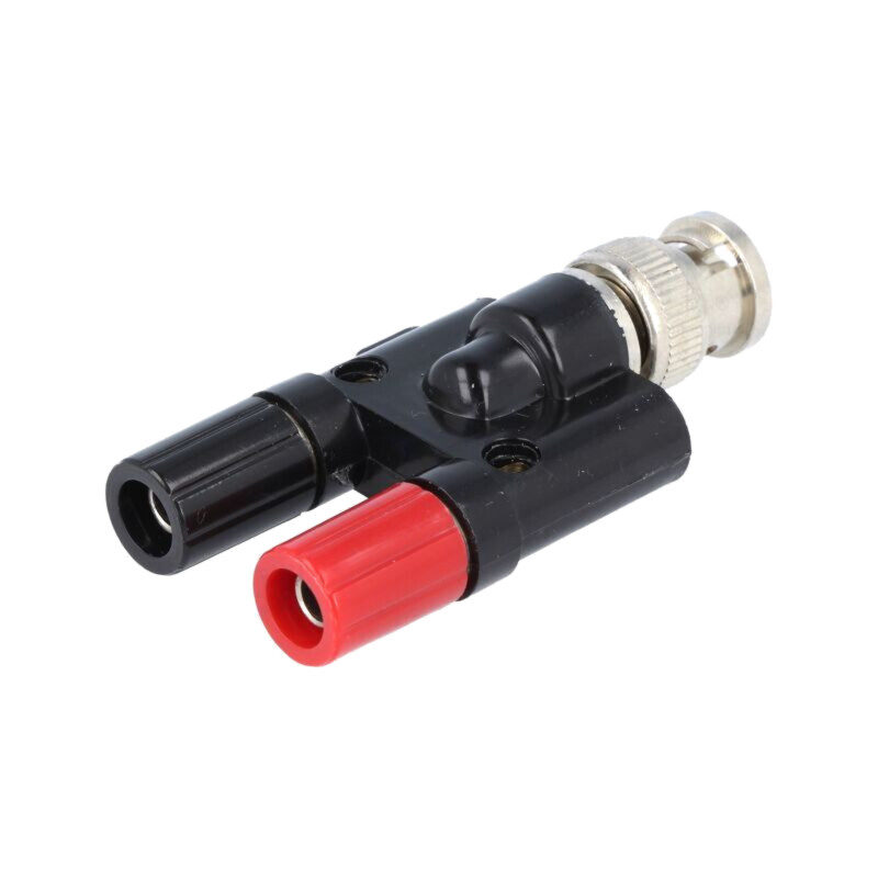 Adaptor; 3A; 30VAC; 60VDC; banană 4mm priză x2,BNC tată